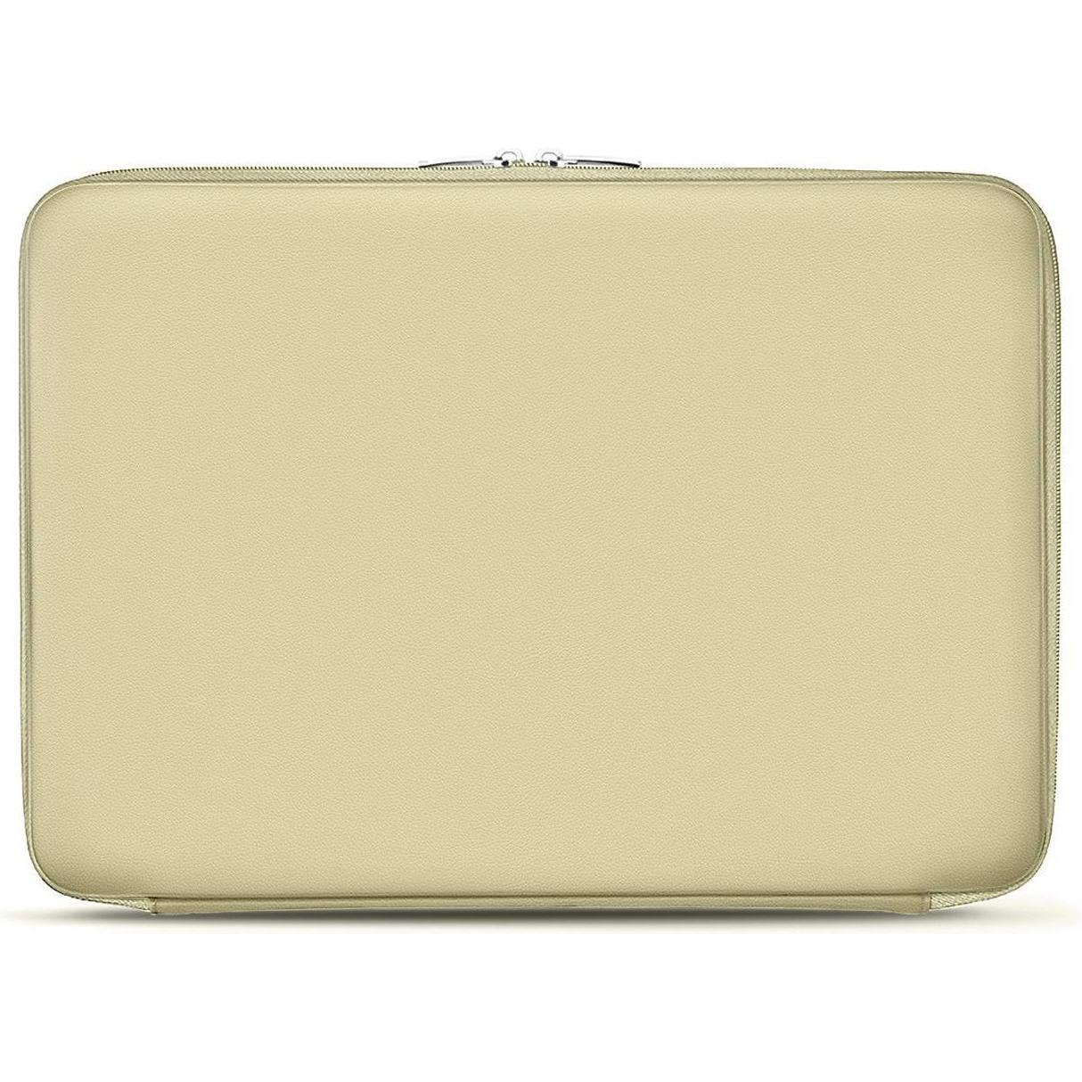 Noreve Lederhülle, Notebooktasche, Beige