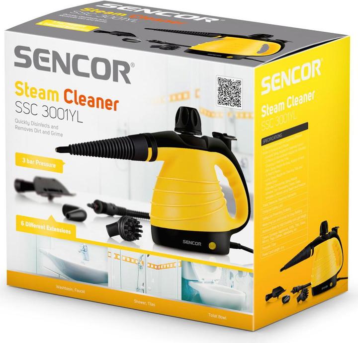 Productafbeelding Sencor Verdamper SSC 3001YL (3 bar, 1000 W)