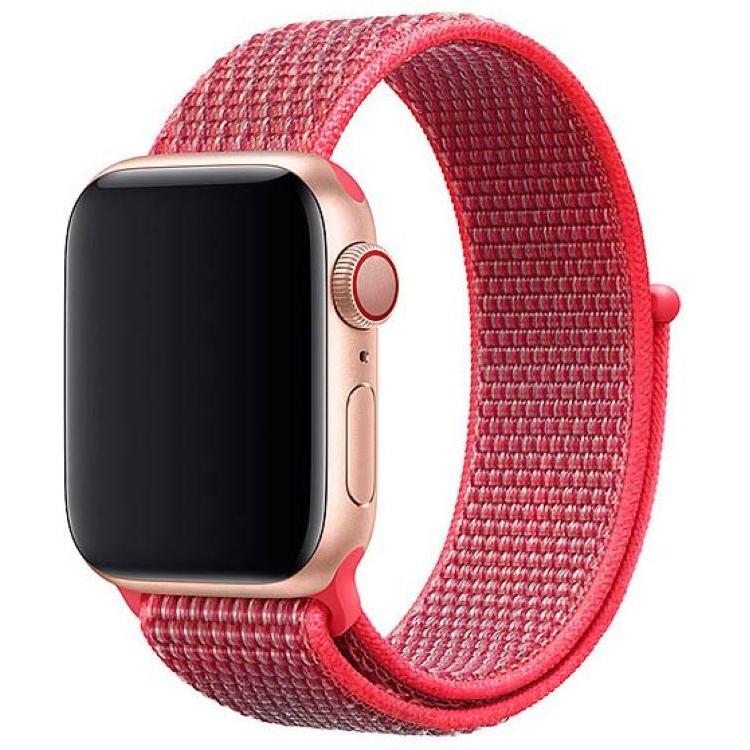 Thumbnail - Devia Sport Loop Rosarot 384041 mm (40 mm, Nylon, Silikon), Uhrenarmband, Rosa