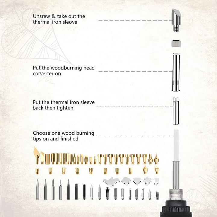 Produktbild Tauara Brandmalkolben-Set mit viel Zubehör