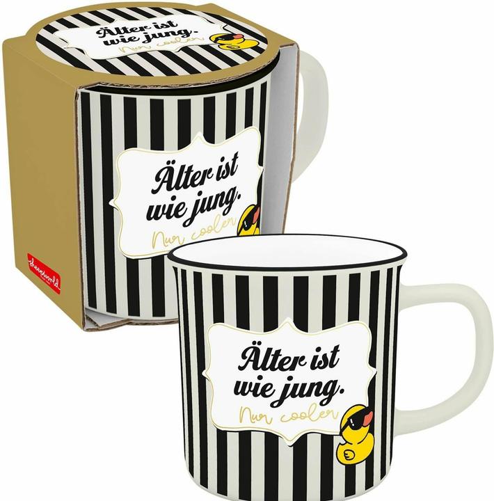 Produktbild Sheepworld XL-Becher mit Motiv Ente und Spruch 'Älter' (520 ml)