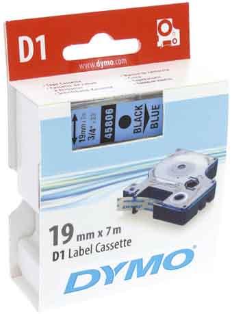 Actual product image Dymo S0720860 Standard tape (1.90 cm, Blue)