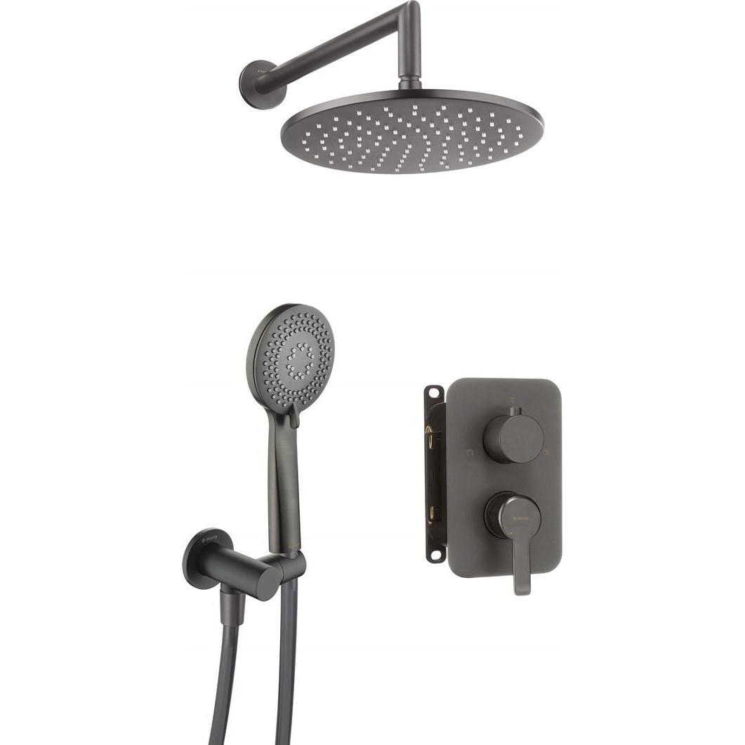 Deante, Rubinetteria da cucina, Zestaw prysznicowy podtynkowy z BOXem mieszaczowym