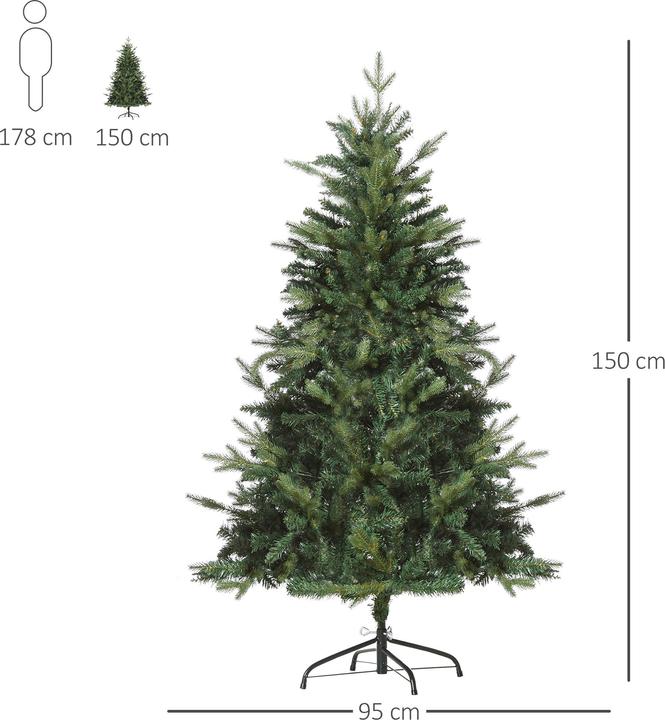Produktbild Homcom Weihnachtsbaum (150 cm)