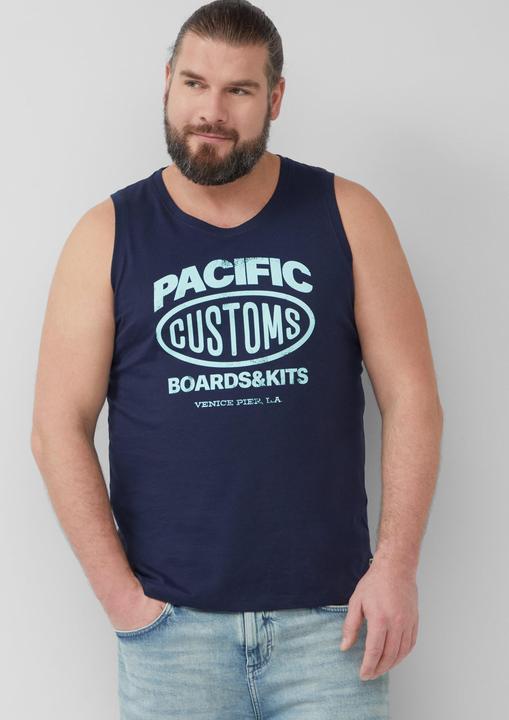 Actual product image S.Oliver T-Shirt Tanktop aus Baumwollle mit Frontprint (XXL)