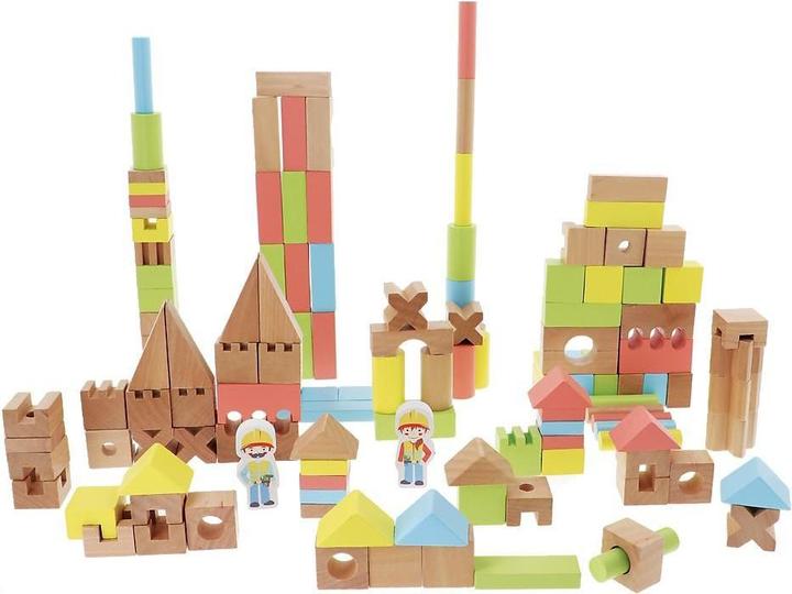 Produktbild Trefl Wooden blocks O! Combo blocks 142 pcs