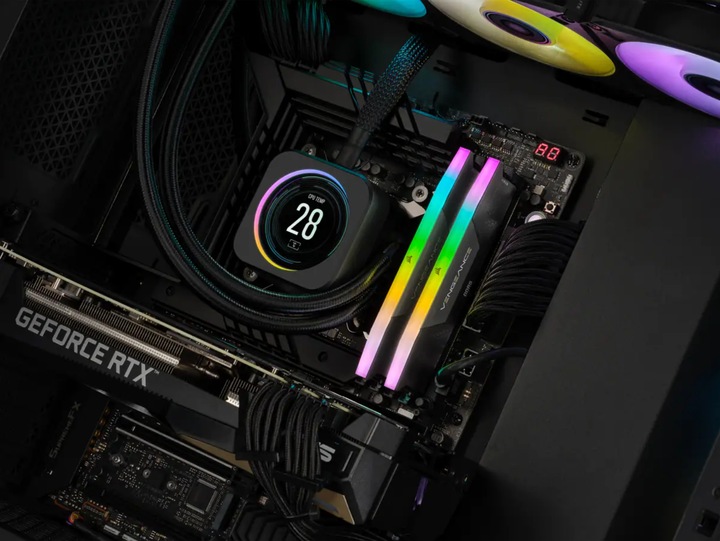 Image du produit Corsair Vengeance RGB (2 x 16GB, 6000 MHz, RAM DDR5, DIMM)
