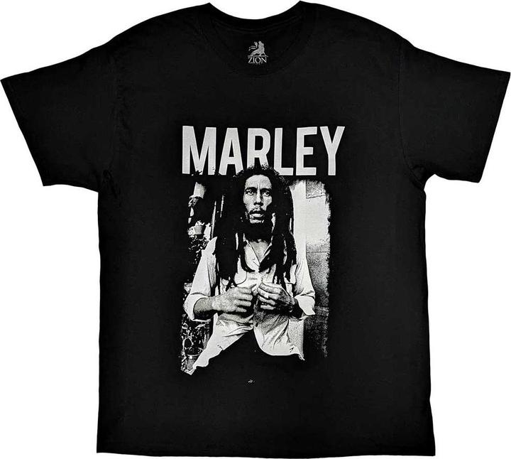 Actual product image Bob Marley Black & White (M)