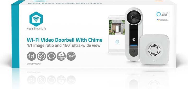 Actual product image Nedis Smartlife Video Doorphone Wi-Fi - White