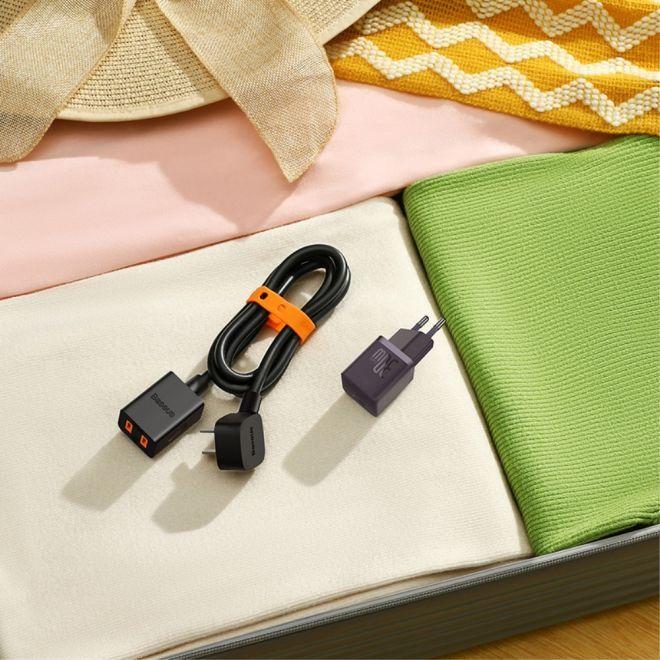 Produktbild Baseus Mini wall charger GaN5 30W (purple) (30 W, 1 Port)