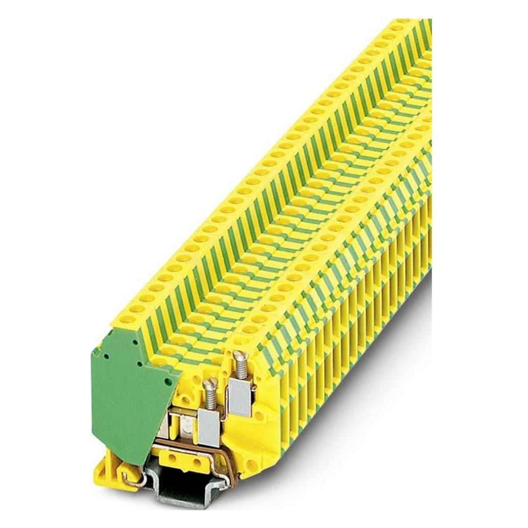 Phoenix Contact Schutzleiterklemme MT 1,5 PE Quattro, Elektronikkabel + Stecker, Gelb, Grün