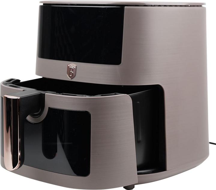 Image du produit BerlingerHaus Friteuse à air chaud avec 8 programmes de cuisson et fonction de maintien au chaud, 8l, taupe