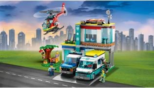 Produktbild LEGO Hauptquartier der Rettungsfahrzeuge (60371, LEGO City)