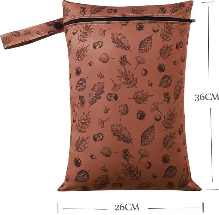 Produktbild ASMI 3 Stück Wetbags Windeltaschen 36x26cm Autumn Leaves