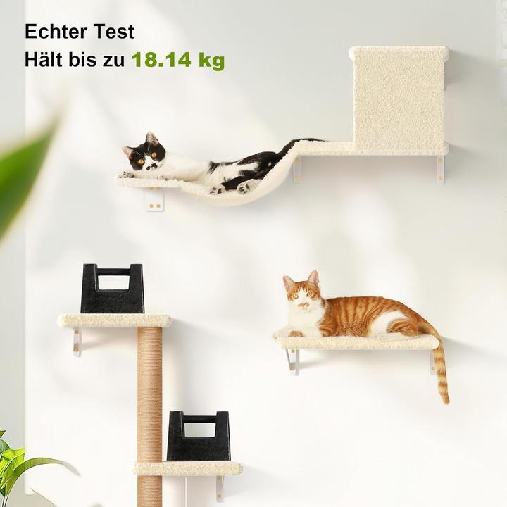Actual product image Fukumaru 10-teiliges Kletterwand-Set mit Hängematte (Beige)