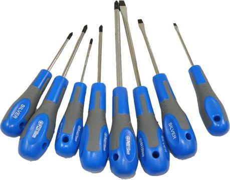 Actual product image Silver Screwdriver 8 pieces (EX10872)