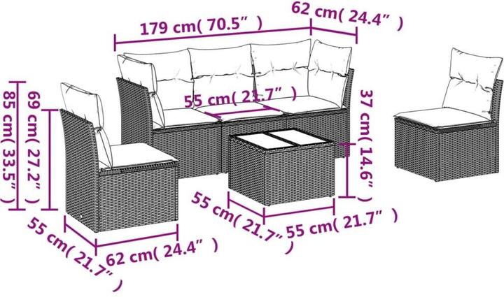 Produktbild vidaXL Darius