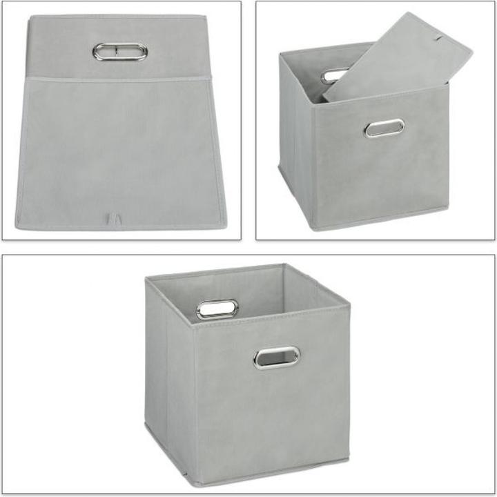 Produktbild Relaxdays 4x Aufbewahrungsbox (30 x 30 x 30 cm, 26 l)