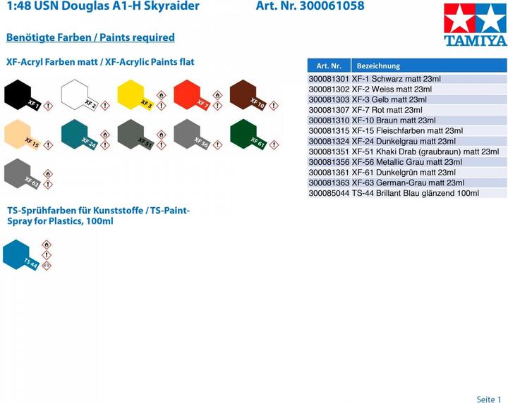 Image du produit Tamiya Douglas Skyr.AD-6