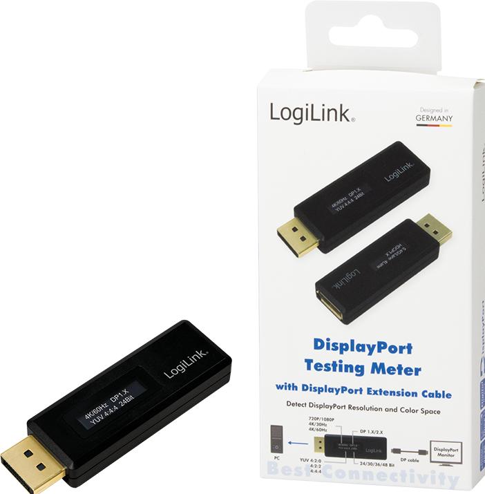 Image du produit LogiLink Testeur DisplayPort pour information EDID, noir