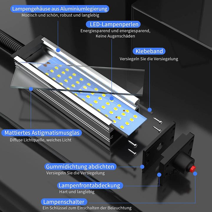 Actual product image Xinyiqi LED work light, IP66 (800 lm)