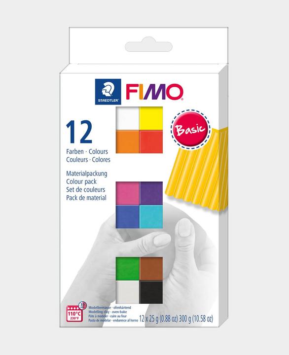 Produktbild Staedtler FIMO soft Basic Colours 12 Stück