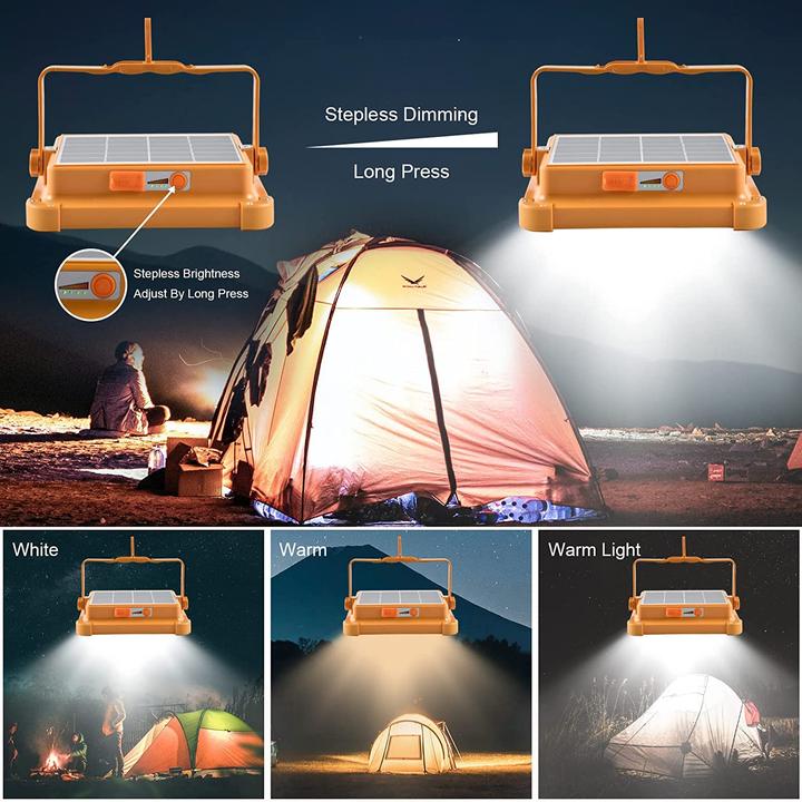 Actual product image CosyEasy Solar LED Construction Spotlight (Orange) (10000 lm)