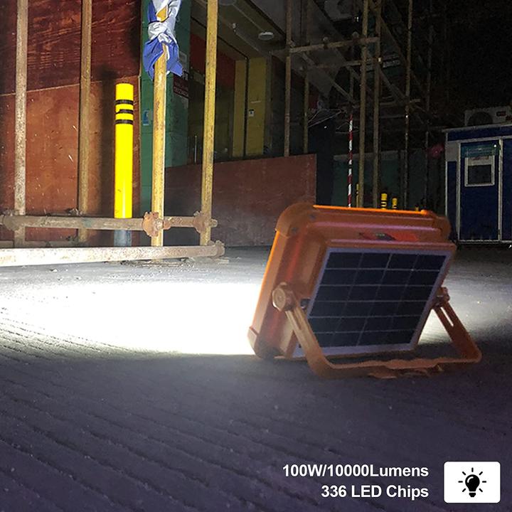 Actual product image CosyEasy Solar LED Construction Spotlight (Orange) (10000 lm)