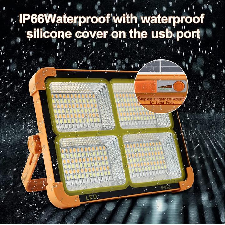 Actual product image CosyEasy Solar LED Construction Spotlight (Orange) (10000 lm)