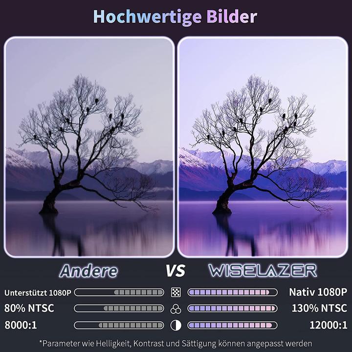 Produktbild Wiselazer Native 1080P LED Heimkino
