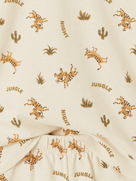 Image du produit Vertbaudet Lot de 2 pyjamas courts garçon tigré (110)