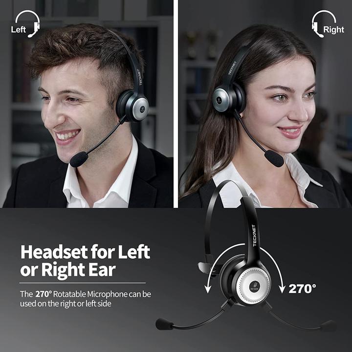 Produktbild Tecknet Bluetooth Headset mit Mikrofon, nur 79g