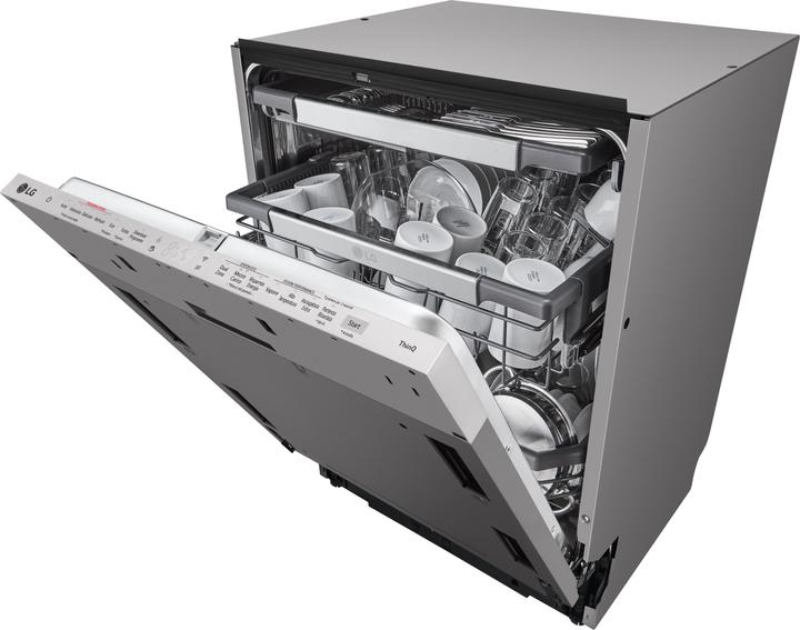 Produktbild LG QuadWash DB475TXS Geschirrspüler mit Vollentleerung Klasse A 14 Plätze Dampf Wi-Fi