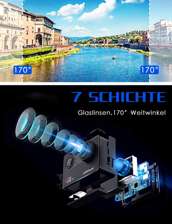 Produktbild Campark Action Cam 4K 20MP