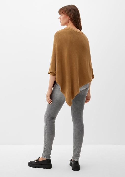 Produktbild s.Oliver Indoor-Poncho Poncho aus Baumwollmix (One Size)