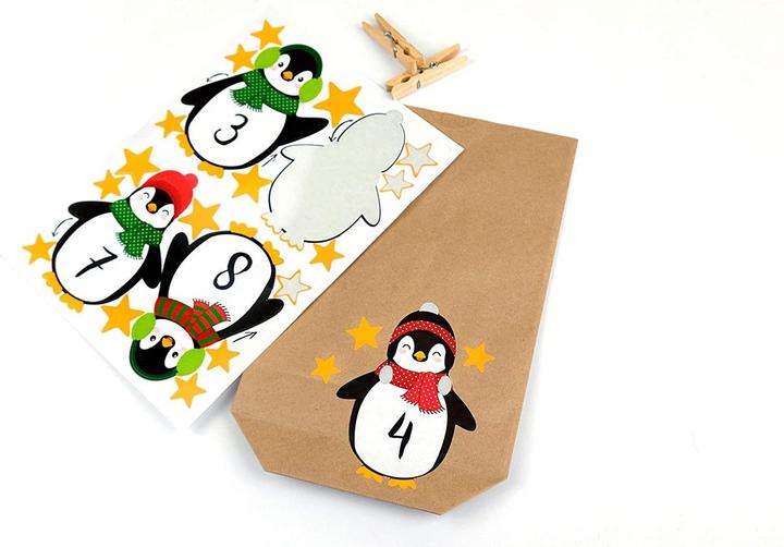 Produktbild Papierdrachen Pinguine