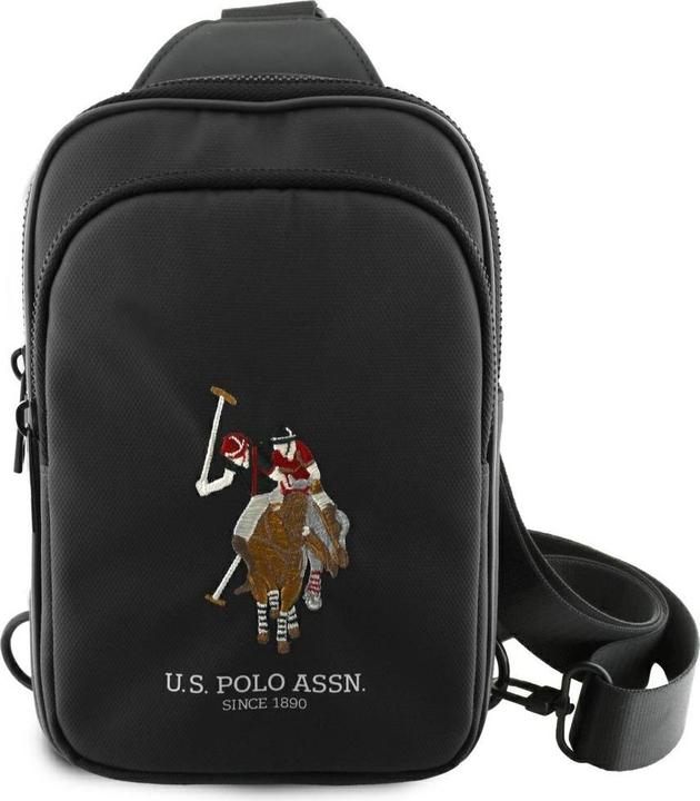 U.S. Polo US Polo Petit Pique Crossbody Phone Bag Black
