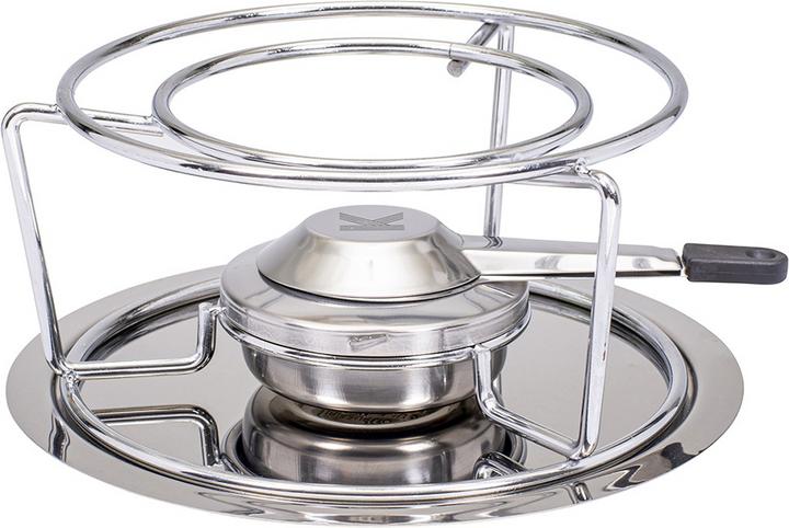 Actual product image Kadastar Chrome Rechaud Ø 20 cmwith paste burner Inox