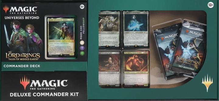 Productafbeelding Wizards of the Coast The Lord of the Rings: Tales of Middle-earth Deluxe Commander Kit - Food and Fellowship - MTG - EN (Engels, Bundel)