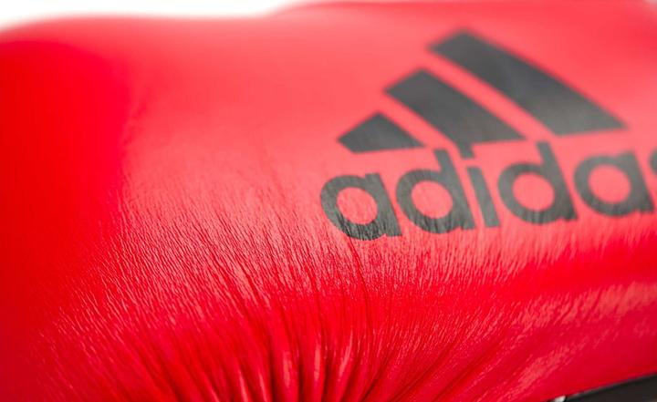 Image du produit adidas Gants de compétition de kickboxing rouge/noir, adiKBWKF200 (10 OZ)