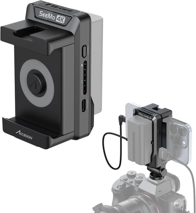 Produktbild Accsoon SECK PRO 4K für iOS - MFI -zertifizierter Video -Capture -Adapter HDMI an USB -C / Lightning (iOS)