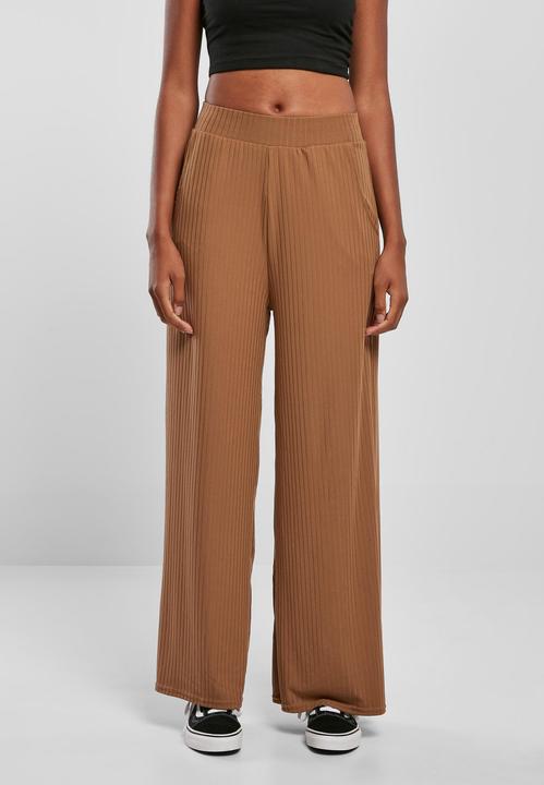 Image du produit Urban Classics Ladies Rib Jersey Wide Leg Pants - 17904 (4XL)