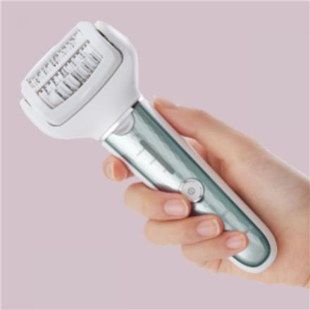 Actual product image Panasonic Epilator ES-EL8C-G503 Operating time (max) 30 min, Number of power levels 3, Wet & Dry, Baltas/Sidab