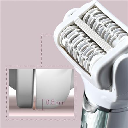 Actual product image Panasonic Epilator ES-EL8C-G503 Operating time (max) 30 min, Number of power levels 3, Wet & Dry, Baltas/Sidab