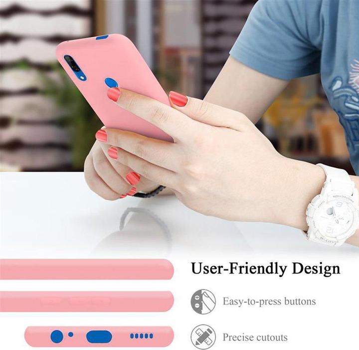 Produktbild Cadorabo TPU Liquid Silicone Case Cover (Huawei Y9 Prime (2019), Huawei Enjoy 10 Plus, Huawei P Smart Z)