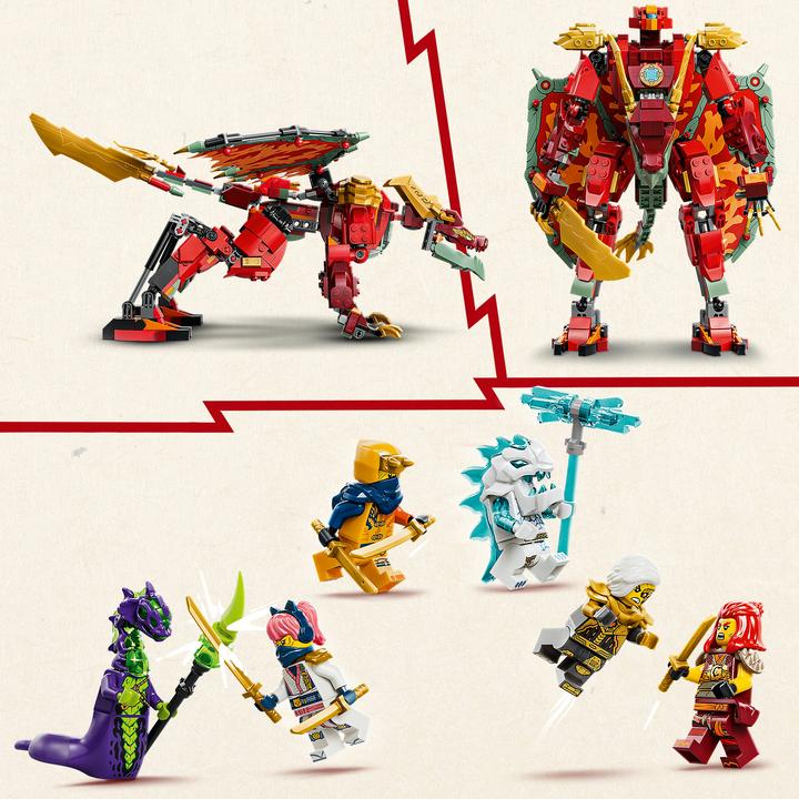 Produktbild LEGO Wyldfyres Drachenmech (71868, LEGO Ninjago)