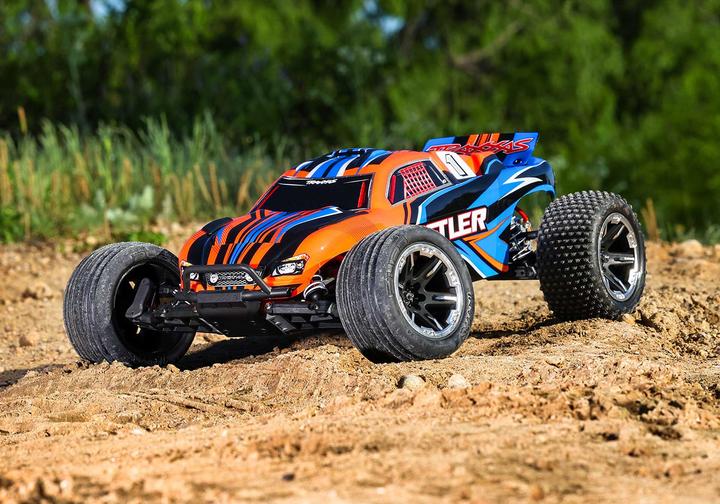 Produktbild Traxxas S.TRUCK RUSTLER HD 1:10 2WD EP RTR ORANGE w/USB-C Charger & Battery (RTR Ready-to-Run)