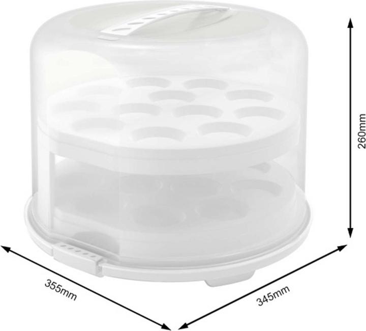 Immagine prodotto Rotho Set di 2 tortiere piccole e grandi FRESCHE