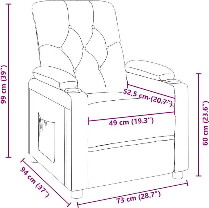 Produktbild vidaXL Relaxsessel