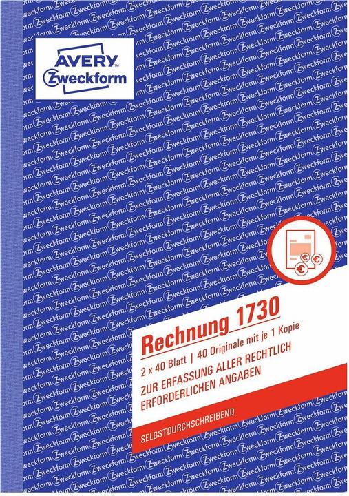Produktbild Avery Rechnung (40x)
